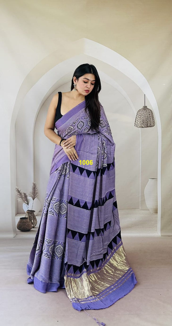 Lavender Ajrakh Dream